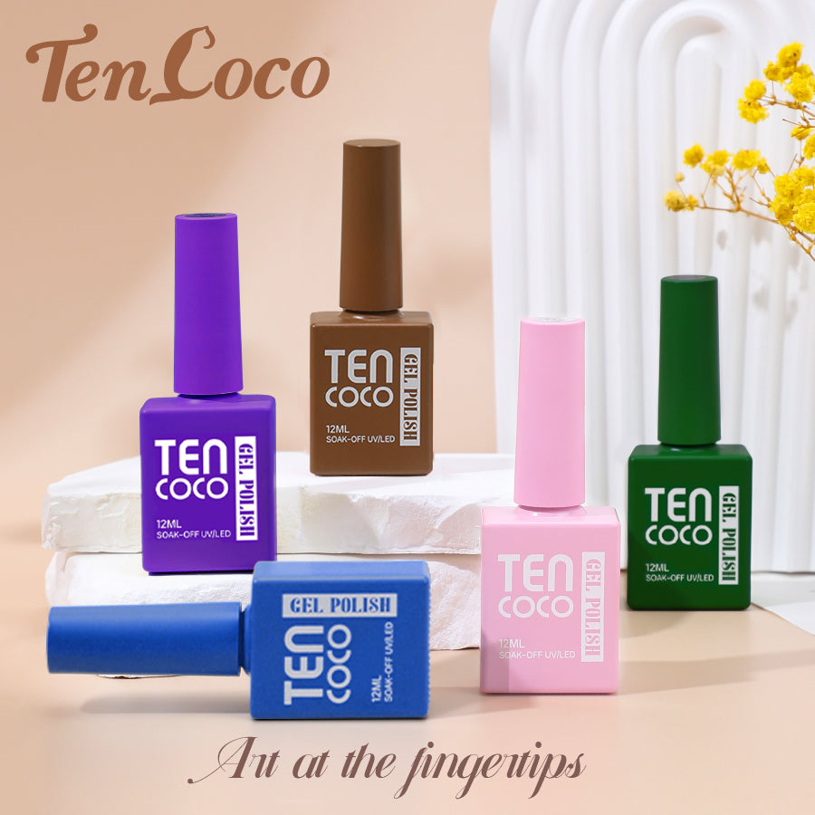 Tencoco DIY gel nail polish collection for creative nail designs