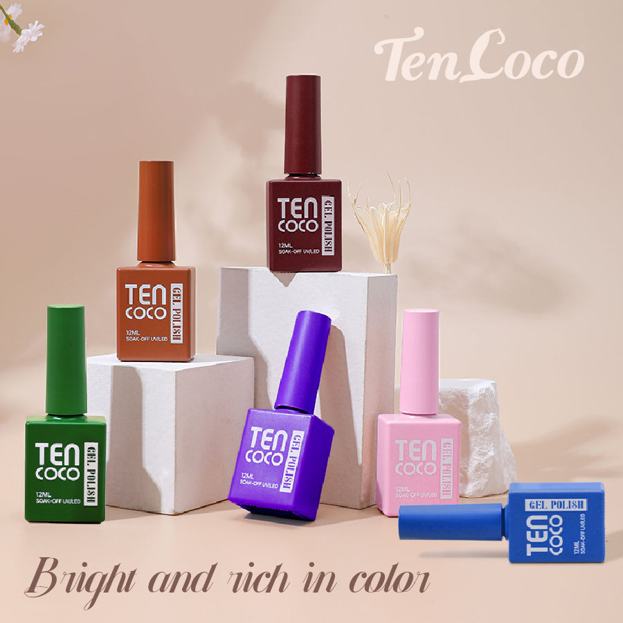 Tencoco long-lasting gel nail polish set for home manicure lovers