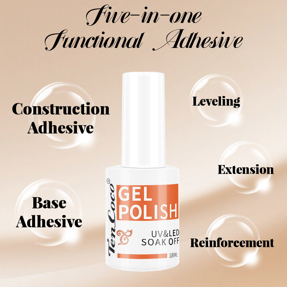 Tencoco multifunction builder gel for overlay and nail repair