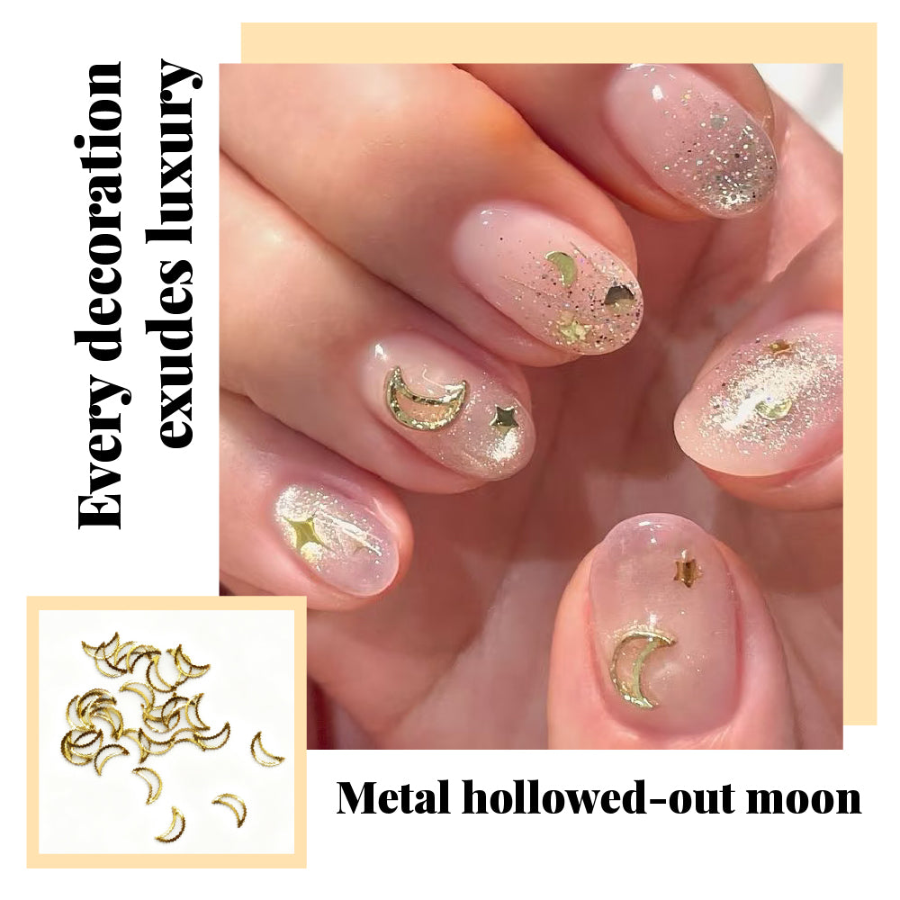 Tencoco nail rhinestone kit with multi-use glue for 3D nail designs