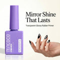 Tencoco purple bottle rubber base coat for flexible nail support