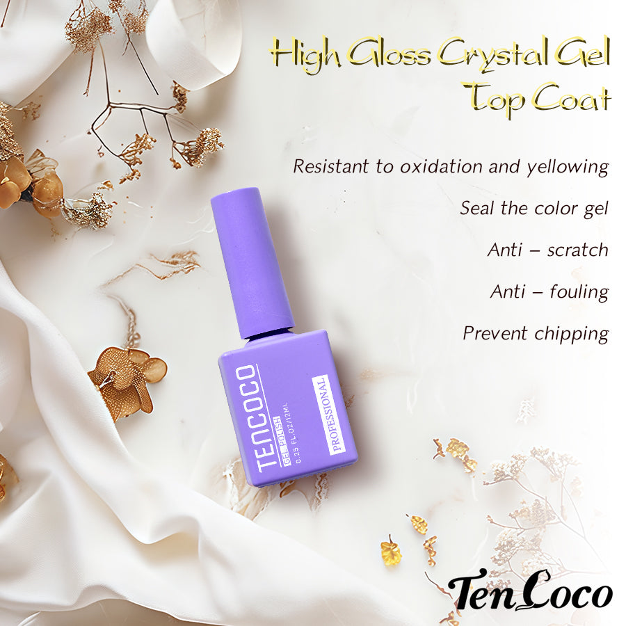 Tencoco rubber base gel for stronger long-lasting gel nails