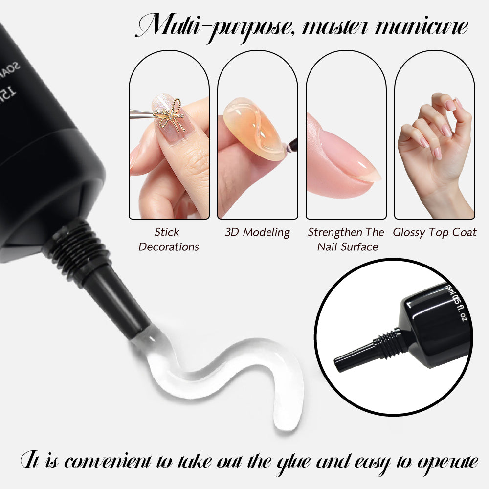 Tencoco semi-matte almond nail tips for DIY nail extension looks